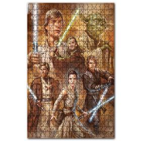 Cakapuzzle Eski Star Wars Jedilar Görseli Ahşap 1000 Parça Puzzle