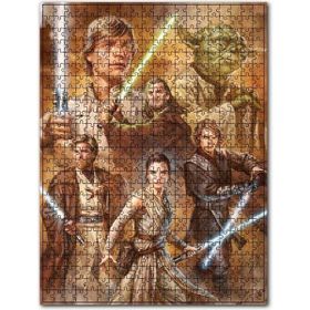 Cakapuzzle Eski Star Wars Jedilar Görseli Ahşap 500 Parça Puzzle