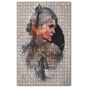 Cakapuzzle Eski Witcher 3 Steelbook Art Görseli Ahşap 1000 Parça Puzzle
