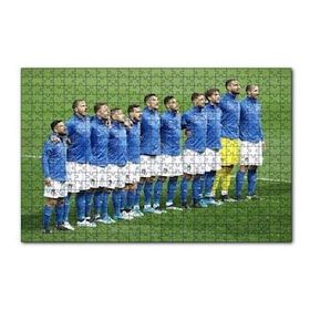 Cakapuzzle Euro 2021 Kupa Şampiyonu İtalya 120 Parça Ahşap Puzzle