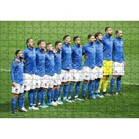 Cakapuzzle Euro 2021 Kupa Şampiyonu İtalya 120 Parça Ahşap Puzzle