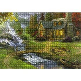 Cakapuzzle Ev Dere Ceylan Doğa 120 Parça Ahşap Puzzle