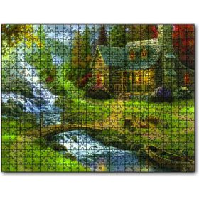 Cakapuzzle Ev Dere Ceylan Doğa Ahşap 500 Parça Puzzle