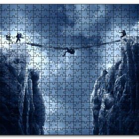 Cakapuzzle Everest Ölümcül Köprü Dağcılar Ahşap 500 Parça Puzzle