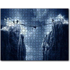 Cakapuzzle Everest Ölümcül Köprü Dağcılar Ahşap 500 Parça Puzzle
