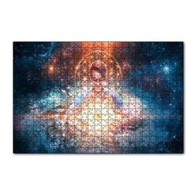 Cakapuzzle Evren Enerjisi Meditasyon Uzay Yıldızlar Görseli 120 Parça Ahşap Puzzle