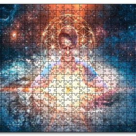 Cakapuzzle Evren Enerjisi Meditasyon Uzay Yıldızlar Görseli Mdf 1000 Parça Puzzle