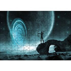 Cakapuzzle Evren Okçu Fantazi Mdf 120 Parça Puzzle