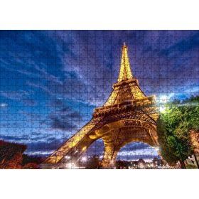 Cakapuzzle Eyfel Kulesi Gece Işıkları 120 Parça Mdf Puzzle