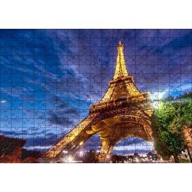 Cakapuzzle Eyfel Kulesi Gece Işıkları 120 Parça Mdf Puzzle