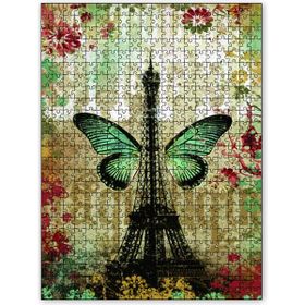 Cakapuzzle Eyfel Kulesi Kelebek 255 Parça Puzzle