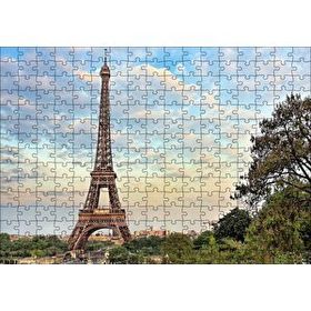 Cakapuzzle Eyfel Kulesi Paris Uzak Manzara 120 Parça Ahşap Puzzle