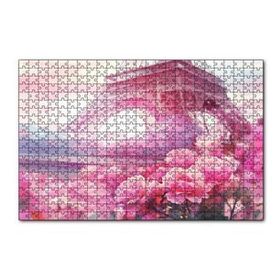 Cakapuzzle Eyfel Kulesi ve Pembe Güller 120 Parça Ahşap Puzzle