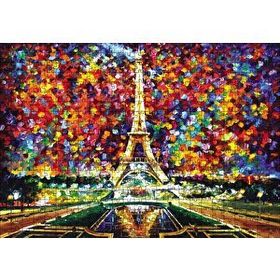 Cakapuzzle Eyfel Kulesi Yağlı Boya 120 Parça Ahşap Puzzle