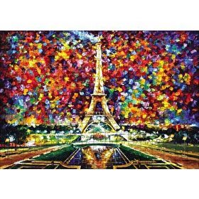 Cakapuzzle Eyfel Kulesi Yağlı Boya 120 Parça Ahşap Puzzle