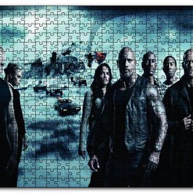 Cakapuzzle F8 Hızlı ve Öfkeli Kahramanlar Ahşap 500 Parça Puzzle