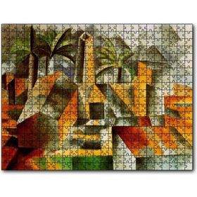 Cakapuzzle Factory At Horto De Ebro 1909 By Pablo Picasso Mdf 120 Parça Puzzle