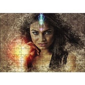 Cakapuzzle Fantastik Keman Çalan Kadın 120 Parça Ahşap Puzzle