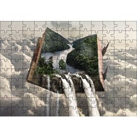 Cakapuzzle Fantastik Kitap İçinde Doğa 120 Parça Ahşap Puzzle