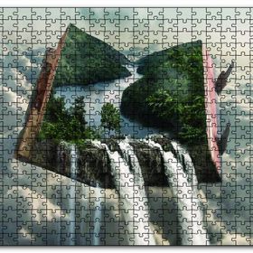 Cakapuzzle Fantastik Kitap İçinde Doğa Mdf 120 Parça Puzzle