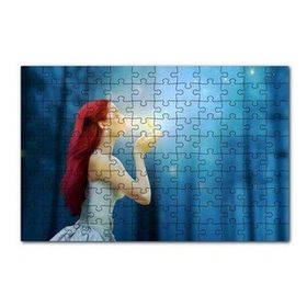 Cakapuzzle Fantastik Kızıl Saçlı Kız ve Denizatı 120 Parça Ahşap Puzzle
