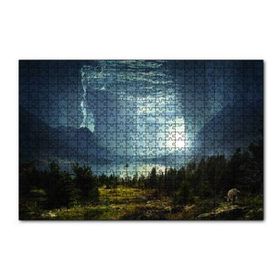 Cakapuzzle Fantastik Mağara Doğa 120 Parça Ahşap Puzzle