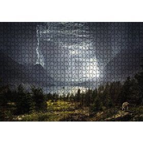 Cakapuzzle Fantastik Mağara Doğa 120 Parça Ahşap Puzzle