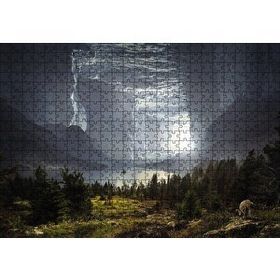 Cakapuzzle Fantastik Mağara Doğa 120 Parça Ahşap Puzzle