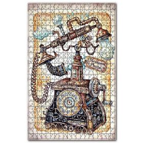 Cakapuzzle Fantastik Nostalj Çevirmeli Telefon Görseli Ahşap 255 Parça Puzzle