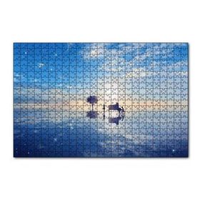 Cakapuzzle Fantastik Ortam Piyanist ve Kemancı Kız 120 Parça Ahşap Puzzle