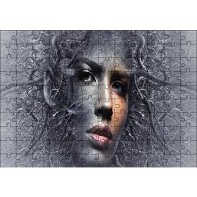 Cakapuzzle Fantazi Ağaç Yüzlü Kadın 120 Parça Puzzle