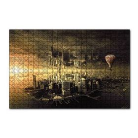Cakapuzzle Fantaztik Şehir 120 Parça Ahşap Puzzle