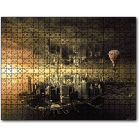 Cakapuzzle Fantaztik Şehir Ahşap 1000 Parça Puzzle