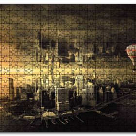 Cakapuzzle Fantaztik Şehir Ahşap 500 Parça Puzzle
