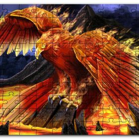 Cakapuzzle Fantezi Hayvanlar Anka Kuşu Sanatsal Görsel Mdf 255 Parça Puzzle