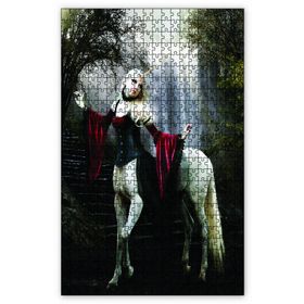 Cakapuzzle Fantezi Ormanda At Başlı Kadın Ahşap 255 Parça Puzzle