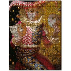 Cakapuzzle Farklı Yüz İfadesinde Maskeler Görseli Ahşap 255 Parça Puzzle