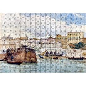 Cakapuzzle Fas Tanca Limanı Tablo 1894 120 Parça Ahşap Puzzle