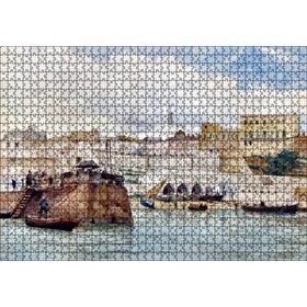 Cakapuzzle Fas Tanca Limanı Tablo 1894 120 Parça Ahşap Puzzle