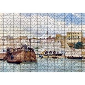 Cakapuzzle Fas Tanca Limanı Tablo 1894 Mdf 500 Parça Puzzle