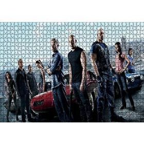 Cakapuzzle Fast and Furious Paul Walker Hızlı Yaşa Genç Öl 120 Parça Ahşap Puzzle