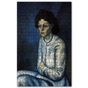 Cakapuzzle Femme Aux Bras Croises 1902 By Picasso Ahşap 1000 Parça Puzzle