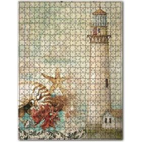 Cakapuzzle Fener Deniz Yıldızı Pusula Gemi Görseli 255 Parça Puzzle
