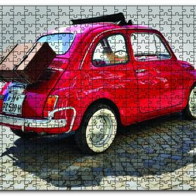 Cakapuzzle Fiat Bis Yolda Mdf 120 Parça Puzzle
