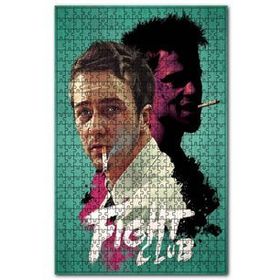 Cakapuzzle Fight Clup Görseli 120 Parça Ahşap Puzzle