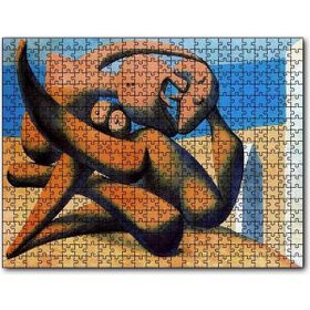 Cakapuzzle Figure At The Seaside 1931 By Pablo Picasso Mdf 120 Parça Puzzle