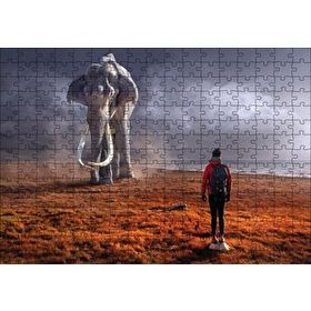 Cakapuzzle Fil Adam Fantazi 255 Parça Ahşap Puzzle