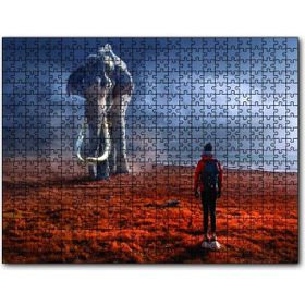 Cakapuzzle Fil Adam Fantazi 500 Parça Ahşap Puzzle