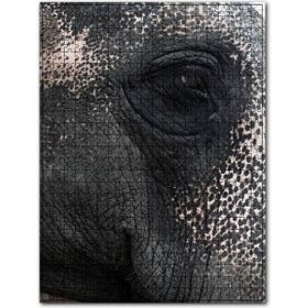 Cakapuzzle Fil Gözü Yakın Plan 500 Parça Ahşap Puzzle