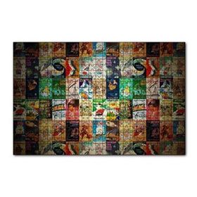 Cakapuzzle Film Afişlerinden Oluşan Kompozisyon 120 Parça Ahşap Puzzle